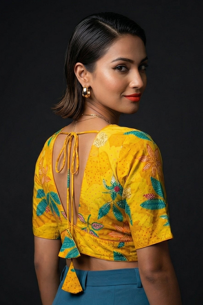 Forever Things-V Neck Cotton Blouse