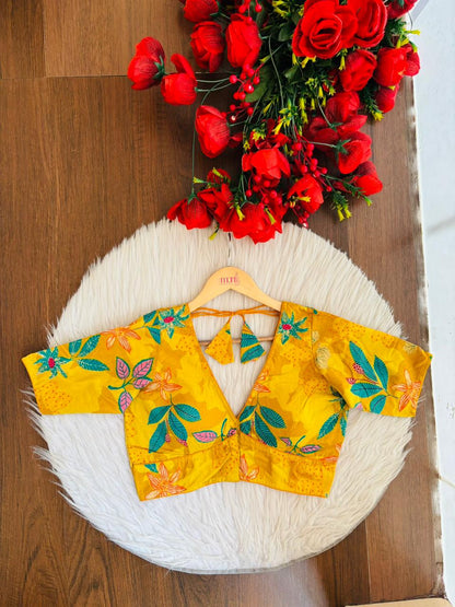 Forever Things-V Neck Cotton Blouse